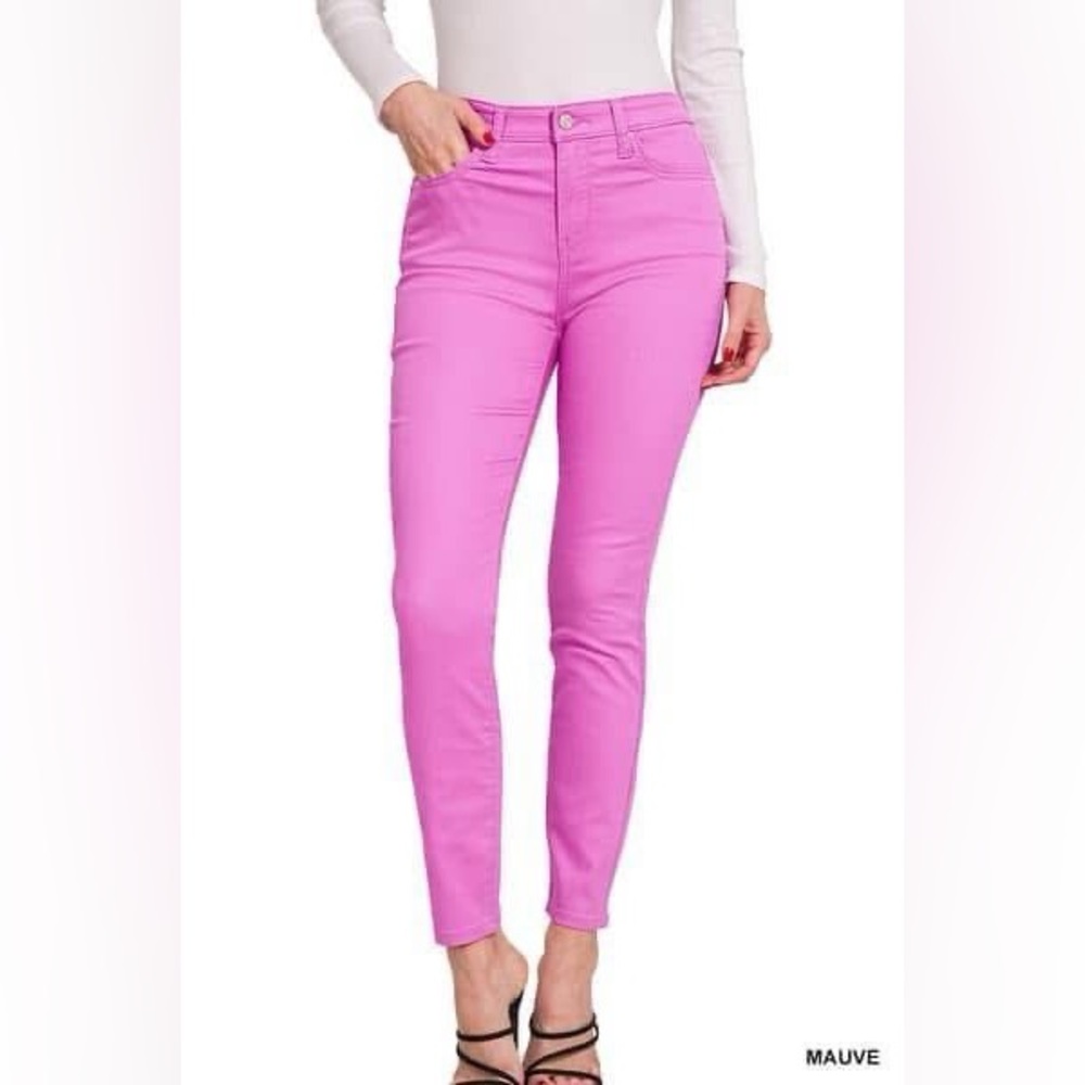 Zenana Outfitters Mauve Skinny Pants